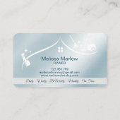 Visitekaartje professionele schoonmaakbeurten (Achterkant)