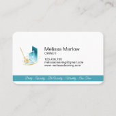 Visitekaartje professionele schoonmaakbeurten (Achterkant)