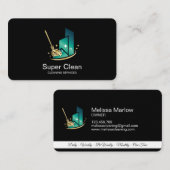 Visitekaartje professionele schoonmaakbeurten (Voorkant / Achterkant)