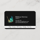 Visitekaartje professionele schoonmaakbeurten (Achterkant)