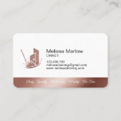 Visitekaartje professionele schoonmaakbeurten (Achterkant)