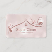 Visitekaartje professionele schoonmaakbeurten (Voorkant)