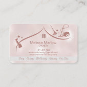 Visitekaartje professionele schoonmaakbeurten (Achterkant)