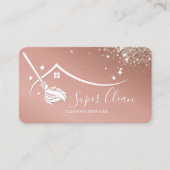 Visitekaartje professionele schoonmaakbeurten (Voorkant)