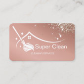 Visitekaartje professionele schoonmaakbeurten (Voorkant)