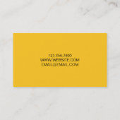 Visitekaartje professionele tolk (Achterkant)