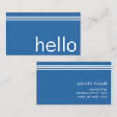 Visitekaartje professionele tolk (Voorkant / Achterkant)