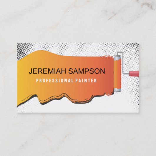 Visitekaartje Professionele verf (Voorkant)