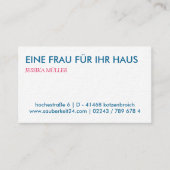 Visitekaartje proper (Voorkant)