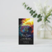 Visitekaartje Psychedelic Burst Fractals (Staand voorkant)