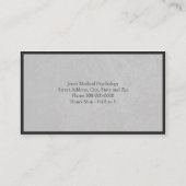 Visitekaartje psycholoog (Achterkant)