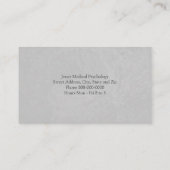 Visitekaartje psycholoog (Achterkant)