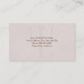 Visitekaartje psycholoog (Achterkant)