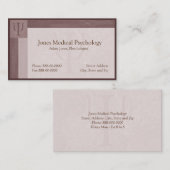 Visitekaartje psycholoog (Voorkant / Achterkant)