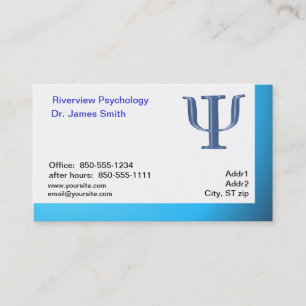 Visitekaartje psycholoog
