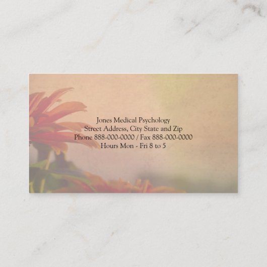 Visitekaartje psycholoog (Achterkant)