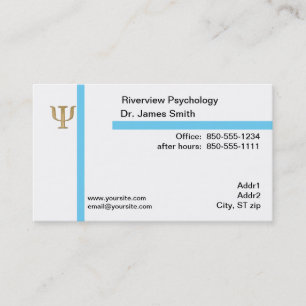 Visitekaartje psycholoog