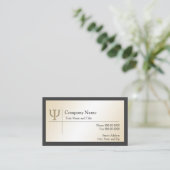 Visitekaartje psycholoog (Staand voorkant)