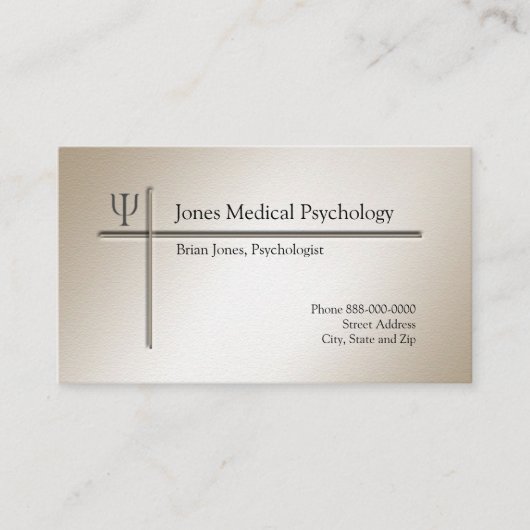 Visitekaartje psycholoog (Voorkant)