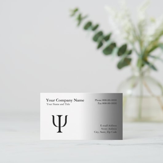 Visitekaartje psycholoog (Staand voorkant)