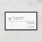 Visitekaartje psycholoog (Voorkant)