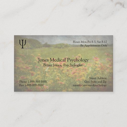 Visitekaartje psycholoog (Voorkant)