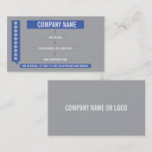 Visitekaartje Puntkaart voor autowrakken Klantenkaartje (Voorkant / Achterkant)