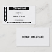 Visitekaartje Puntkaart voor autowrakken Klantenkaartje (Voorkant / Achterkant)