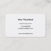 Visitekaartje QR-code (Achterkant)