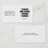 Visitekaartje QR-code (Voorkant / Achterkant)