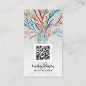 Visitekaartje QR Code Event Planner (Voorkant)