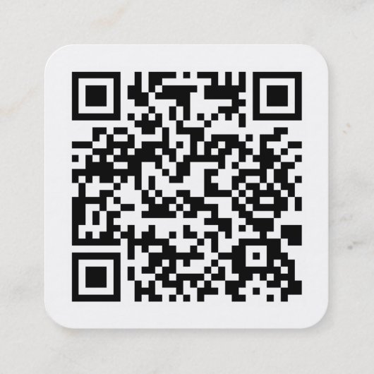 Visitekaartje QR-code vierkant