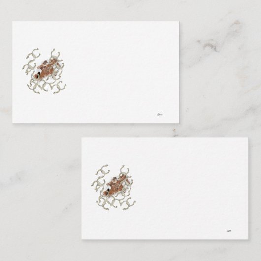 Visitekaartje: Race is aan Visitekaartje (Voorkant / Achterkant)