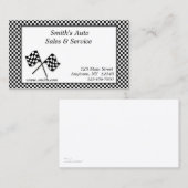 Visitekaartje Racing Flags (Voorkant / Achterkant)