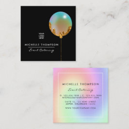 Visitekaartje Rainbow and Gold Business Card