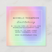 Visitekaartje Rainbow and Gold Business Card (Achterkant)