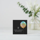 Visitekaartje Rainbow and Gold Business Card (Staand voorkant)