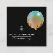 Visitekaartje Rainbow and Gold Business Card (Voorkant)