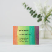 Visitekaartje Rainbow Chubby (Staand voorkant)