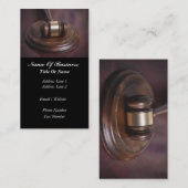 Visitekaartje rechters (Voorkant / Achterkant)