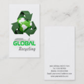 Visitekaartje recyclingbedrijf (Voorkant / Achterkant)