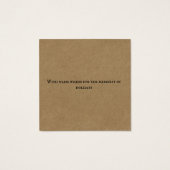 Visitekaartje  Red Truck en Tree Holiday (Achterkant)