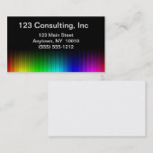 Visitekaartje regenboogstang (Voorkant / Achterkant)