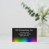 Visitekaartje regenboogstang (Staand voorkant)