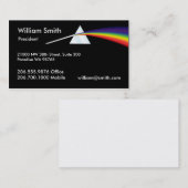 Visitekaartje regenboogstang (Voorkant / Achterkant)