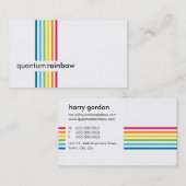 VISITEKAARTJE :: Regenboogstreep 1 (Voorkant / Achterkant)