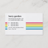 VISITEKAARTJE :: Regenboogstreep 1 (Achterkant)