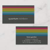 VISITEKAARTJE :: Regenboogstreep 1 (Voorkant / Achterkant)