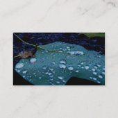 Visitekaartje Regendruppels (Achterkant)