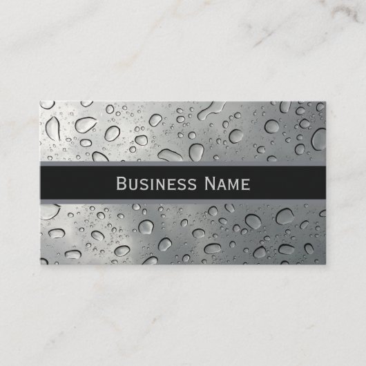 Visitekaartje Regendruppels (Voorkant)